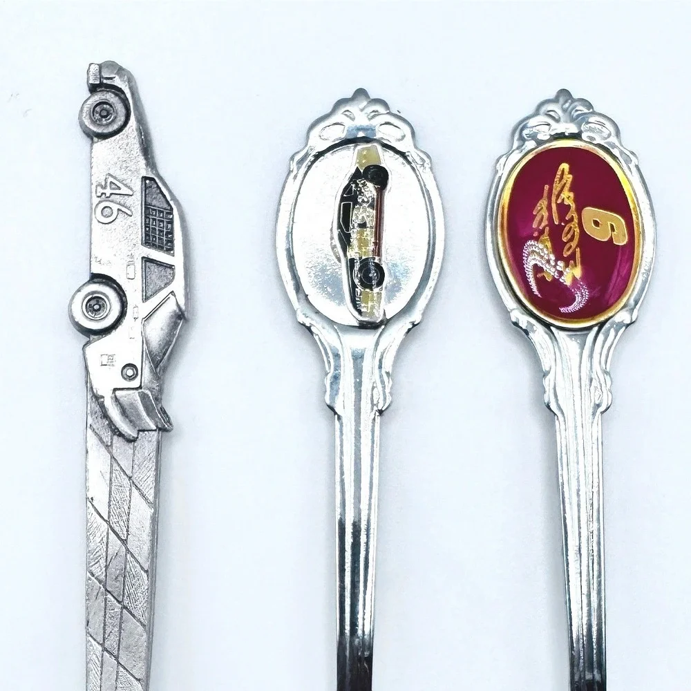 Vintage NASCAR‎ Souvenir Spoons Set Daytona International Pewter Bill Elliott 9